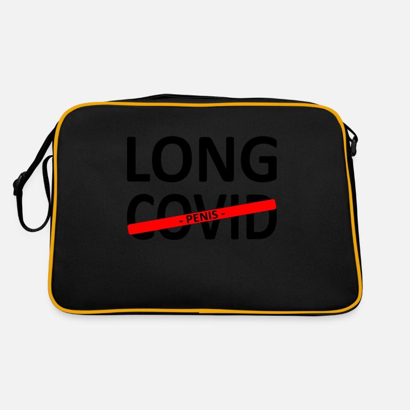 Long Covid-Penis - Corona Satire Version 1 Retro Tasche