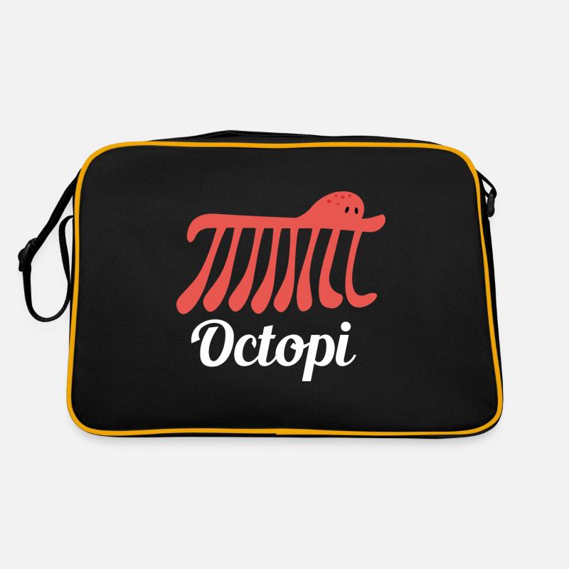 Octopi Mathe Mathematik Lehrer Math Wissenschaft Retro Tasche