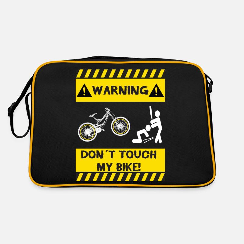 Attention! Ne touche pas mon vélo Sac Retro