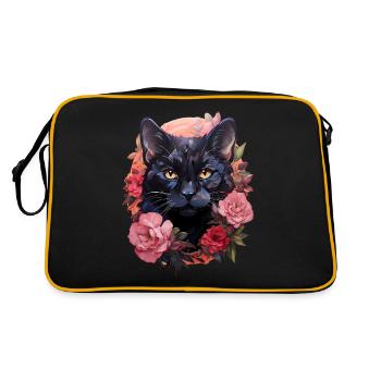 Panthère - Sac Retro - noir/or - Dos