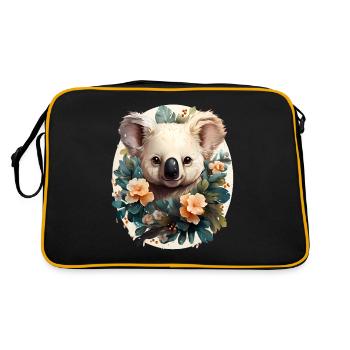 Koala - Sac Retro - noir/or - Dos