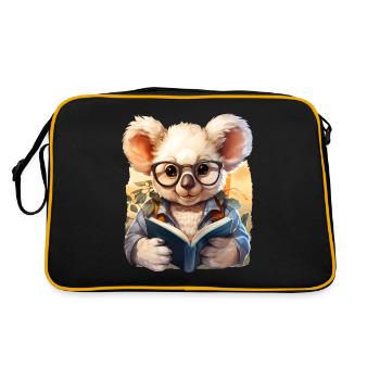Koala - Sac Retro - noir/or - Dos
