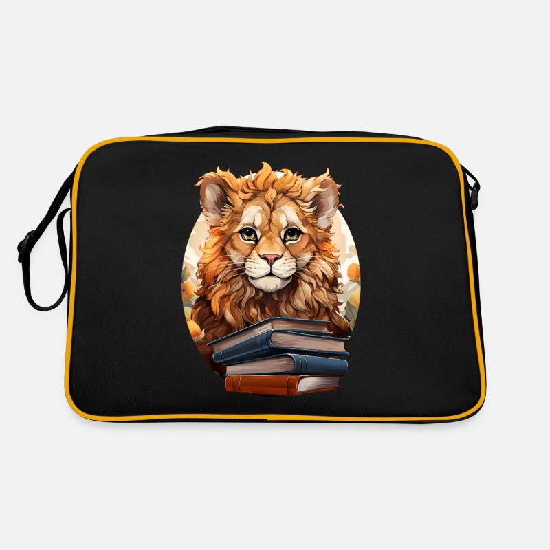 Lion - Sac Retro - noir/or