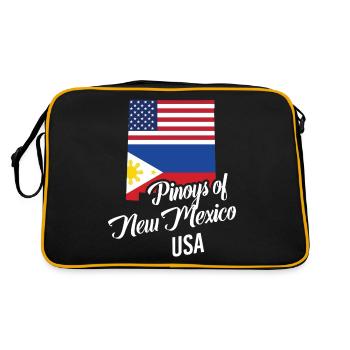 Les Philippins du Nouveau-Mexique conçoivent pour les fiers Fil-Ams - Sac Retro - noir/or - Dos