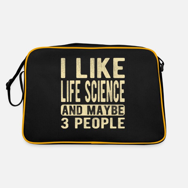 Life Science Sprichwort Retro Tasche