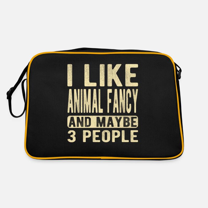 Tierischer Spruch Retro Tasche