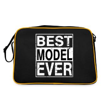 Best Model Ever Model Gift - Retro Bag - black/gold - Back