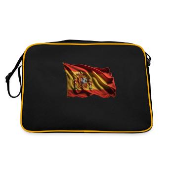Drapeau de l’Espagne - Sac Retro - noir/or - Dos