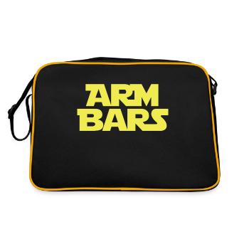Barres de bras de Jiu-Jitsu brésiliennes BJJ - Sac Retro - noir/or - Dos