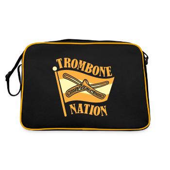 Trombone - Retro Bag - black/gold - Back