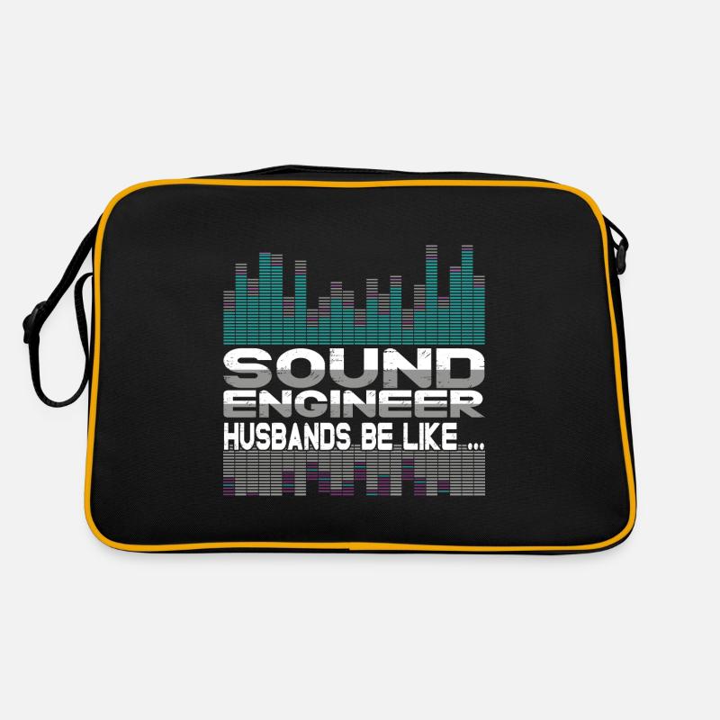 Tontechniker Sound Audio Engineer Retro Bag