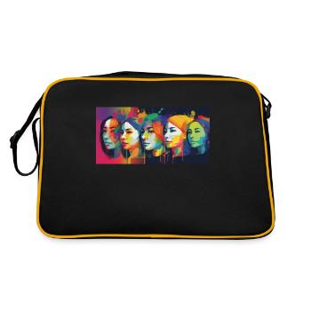 L’avenir en couleurs - Sac Retro - noir/or - Dos