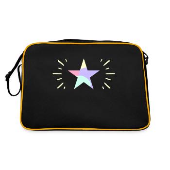 Pastel Shining Star - ApriNoeScor - Retro Bag - black/gold - Back
