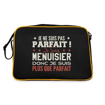 A Carpenter, the Dream Profession in the Spotlight - Retro Bag - black/gold - Back