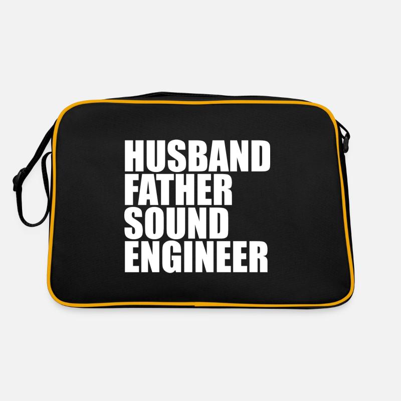 Tontechniker Sound Audio Engineer Retro Tasche