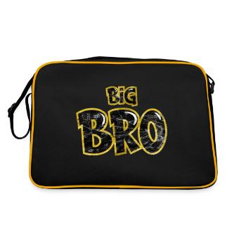 Big Bro frère aîné Frères et sœurs correspondants Famille - Sac Retro - noir/or - Dos