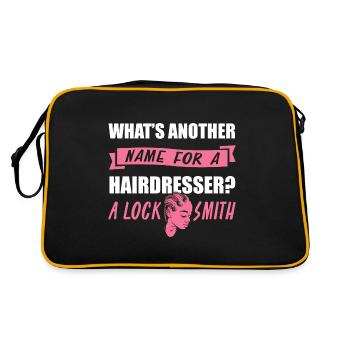 Coiffeur Coiffeur Coiffure Coiffure Coiffure Coiffure - Sac Retro - noir/or - Dos
