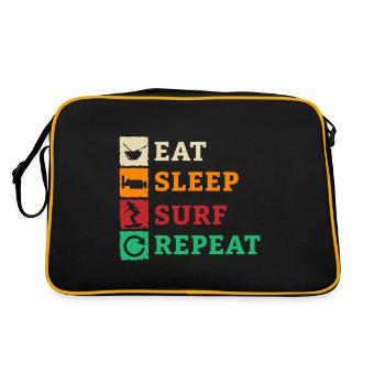 Surf Surf Planche de surf Surf Surf Surf - Sac Retro - noir/or - Dos