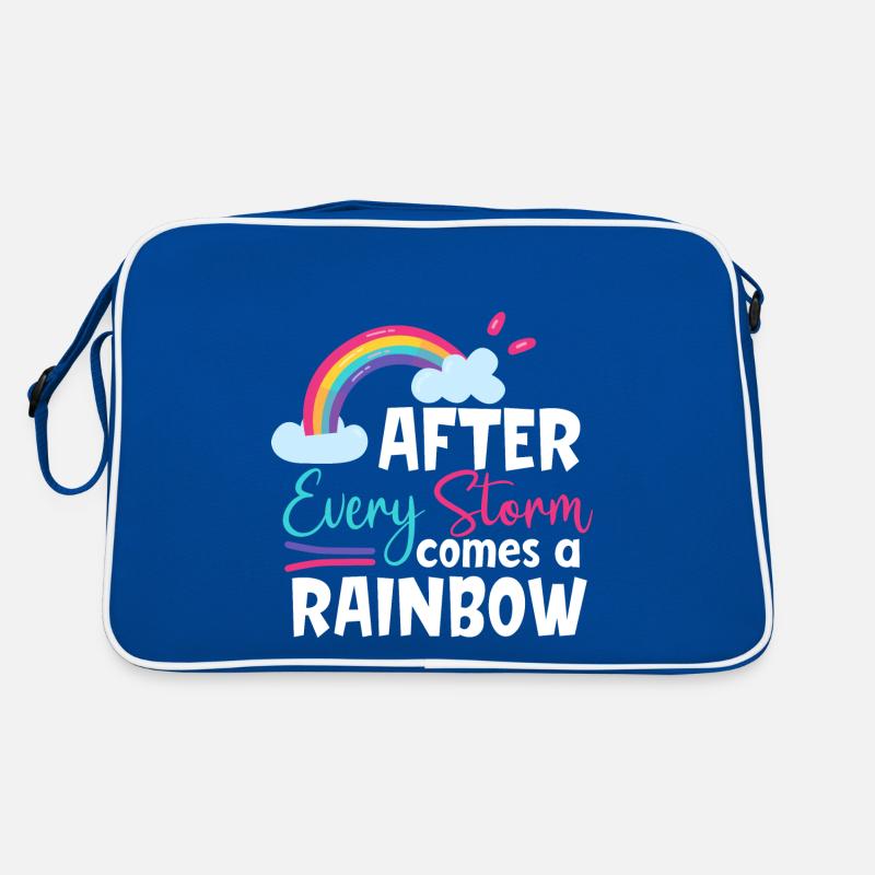 Bébé sort after every storm comes a rainbow Sac Retro