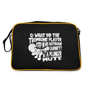 Trombone - Sac Retro - noir/or - Dos
