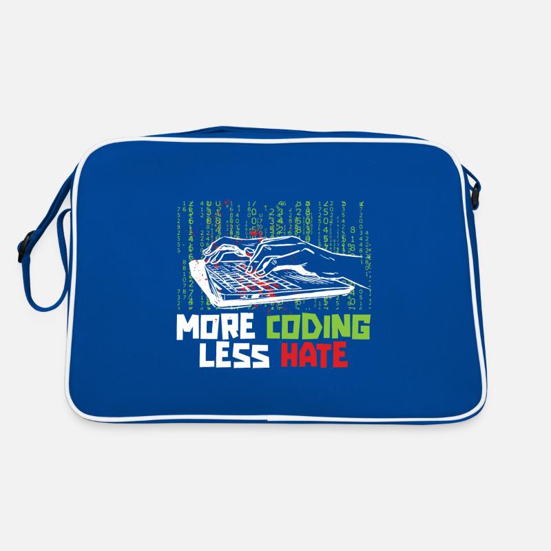 Programmierer Coder Software Entwickler Retro Tasche