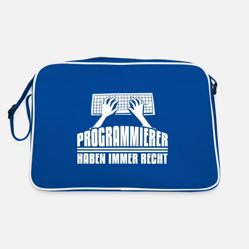 Programmierer Coder Software Entwickler Retro Tasche