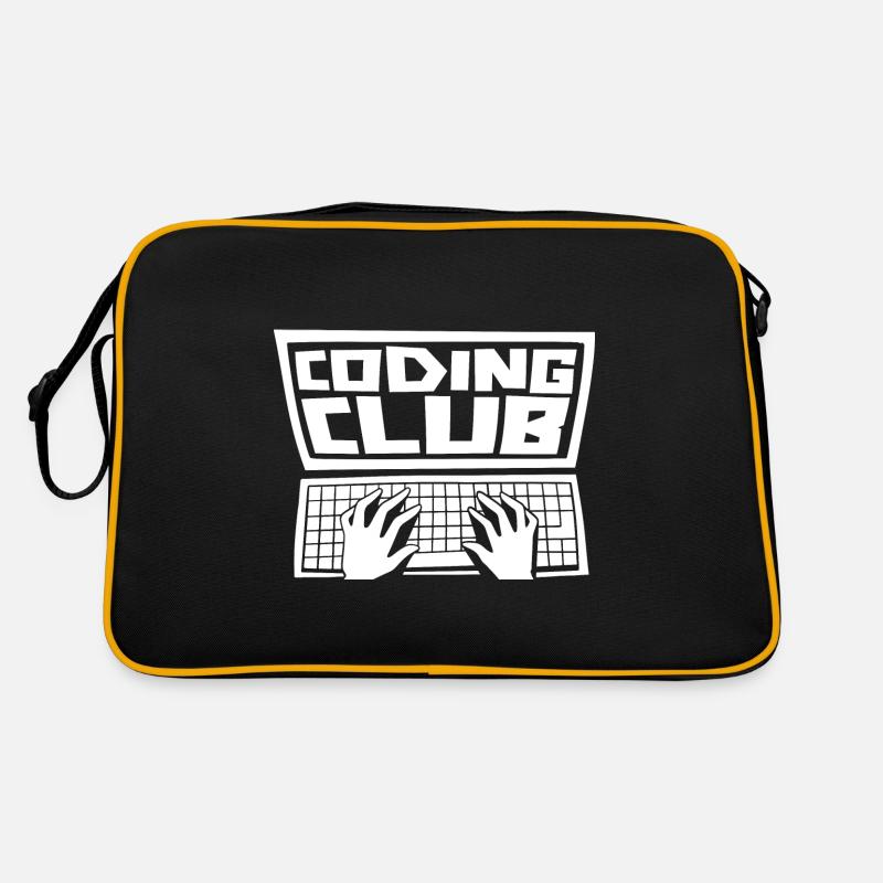 Programmierer Coder Software Entwickler Retro Tasche
