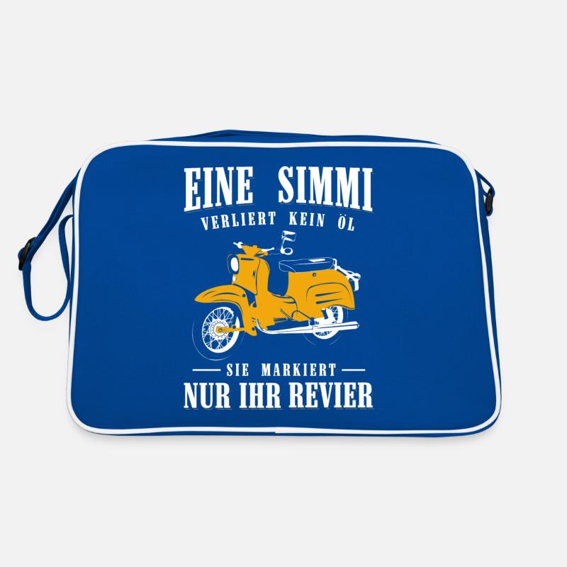 Schwalbe, Eine Simmi leckt nicht,Markiert Revier Retro Tasche