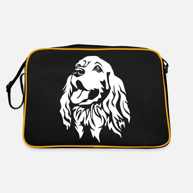 Cocker Spaniel "Black Edition" Sac Retro