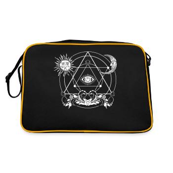 Black Magic 3e œil occulte Blackcraft Magic - Sac Retro - noir/or - Dos