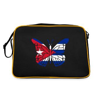 Cuba Drapeau Cuba Cadeau National La Havane - Sac Retro - noir/or - Dos