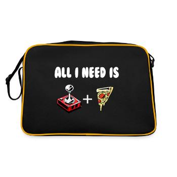 Gambler computer game - Retro Bag - black/gold - Back