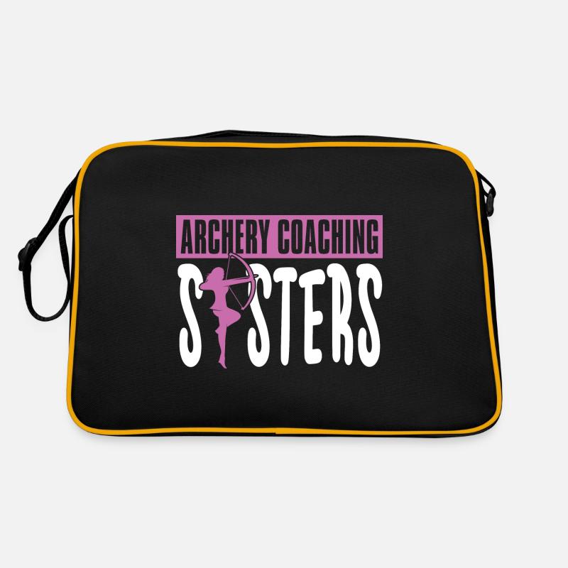 Bogenschütze Bogensport Pfeil Bogen Bogenschießen Retro Tasche