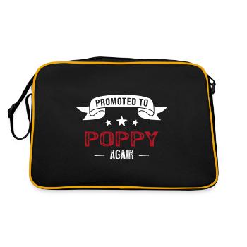 Promoted To Poppy Again Pregnancy Announce - Sac Retro - noir/or - Dos