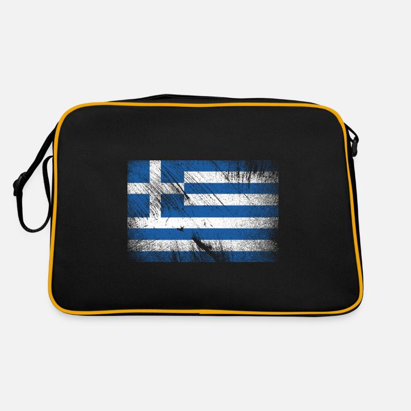 Drapeau de la Grèce - grunge vintage Sac Retro