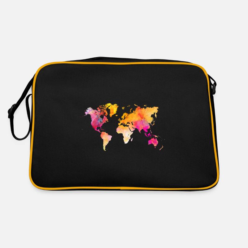 world map Retro Bag
