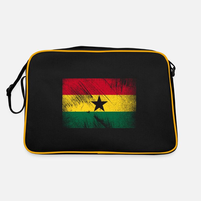 Drapeau du Ghana - Grunge Vintage Sac Retro