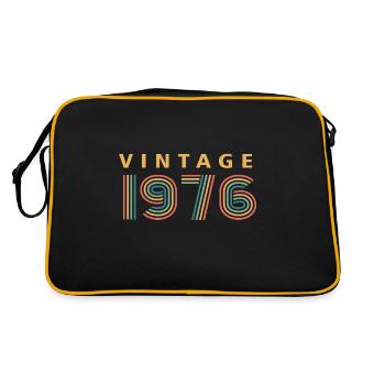 millésime 1976 - Sac Retro - noir/or - Dos