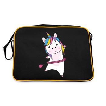 Licorne les licornes smart hoop sport licornes - Sac Retro - noir/or - Dos