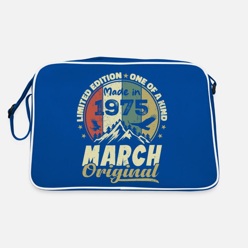Cadeau D'anniversaire Mars 1975 Édition Limitée Sac Retro