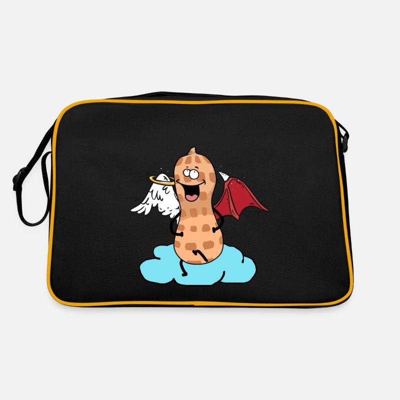 Celestial Peanut Angel Little Devil Cloud Nut Retro Bag
