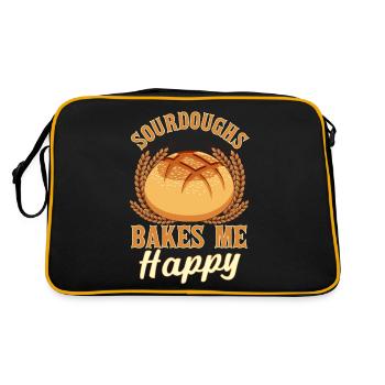 Bread Baking Bread Maker - Retro Bag - black/gold - Back