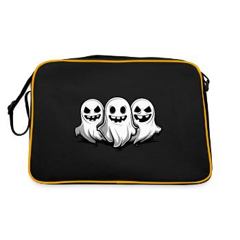 Ghosts Halloween Ghost - Retro Bag - black/gold - Back