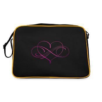 Infinite Love - Retro Bag - black/gold - Back