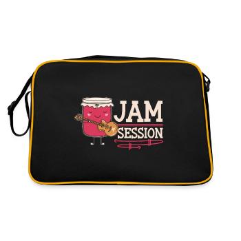Jam Session Musicien Jelly Wordplay Guitare - Sac Retro - noir/or - Dos