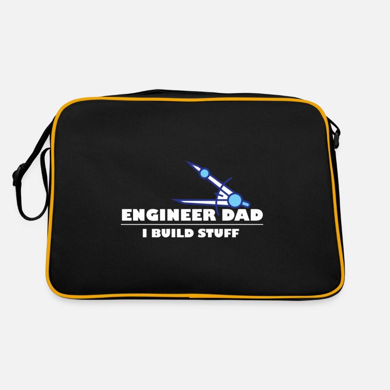Ingénieur Construire Père Programmeur Mathématiques Gène Sac Retro