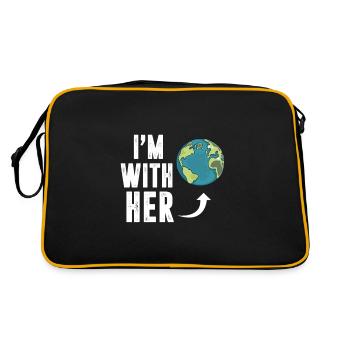 Changement climatique Environnement Durable - Sac Retro - noir/or - Dos