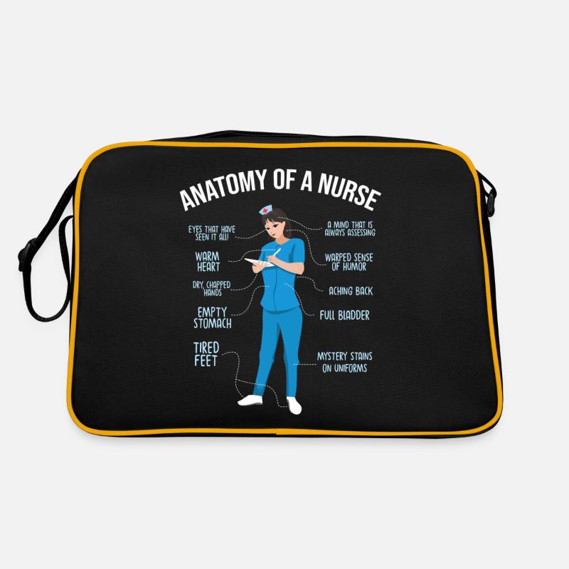 Anatomie d'une infirmière Sac Retro