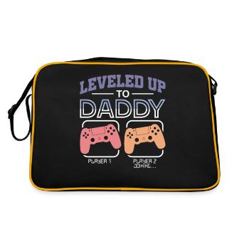 Level Up To Daddy 2020 I'm Going To Be A Dad To Be - Retro Bag - black/gold - Back