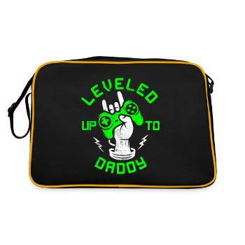 Level Up To Daddy 2020 I'm Going To Be A Dad To Be - Retro Bag - black/gold - Back